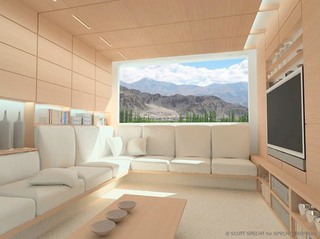 Illustration for article titled Prefab ZeroHouse is Ecotopian Dream